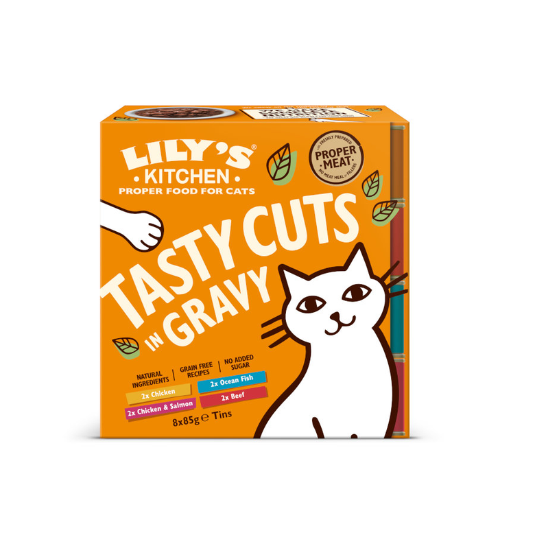 Lily’s Kitchen Tasty Cuts en Salsa para gatos – Multipack, , large image number null